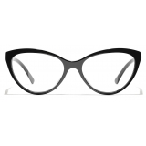 Chanel - Cat-Eye Eyeglasses - Black Yellow - Chanel Eyewear