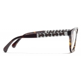 Chanel - Cat-Eye Eyeglasses - Dark Tortoise Gold - Chanel Eyewear