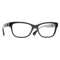 Chanel - Rectangular Eyeglasses - Black - Chanel Eyewear