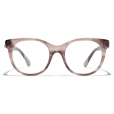 Chanel - Occhiali da Vista Cat-Eye - Rosa Effetto Tartaruga - Chanel Eyewear