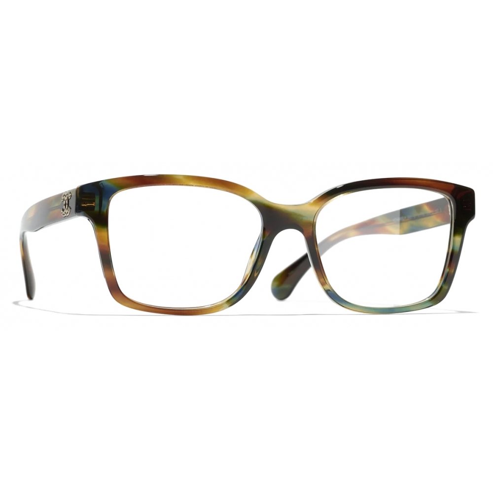 Chanel - Square Eyeglasses - Light Tortoise - Chanel Eyewear - Avvenice