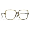 Chanel - Occhiali da Vista Quadrata - Verde Tartaruga - Chanel Eyewear