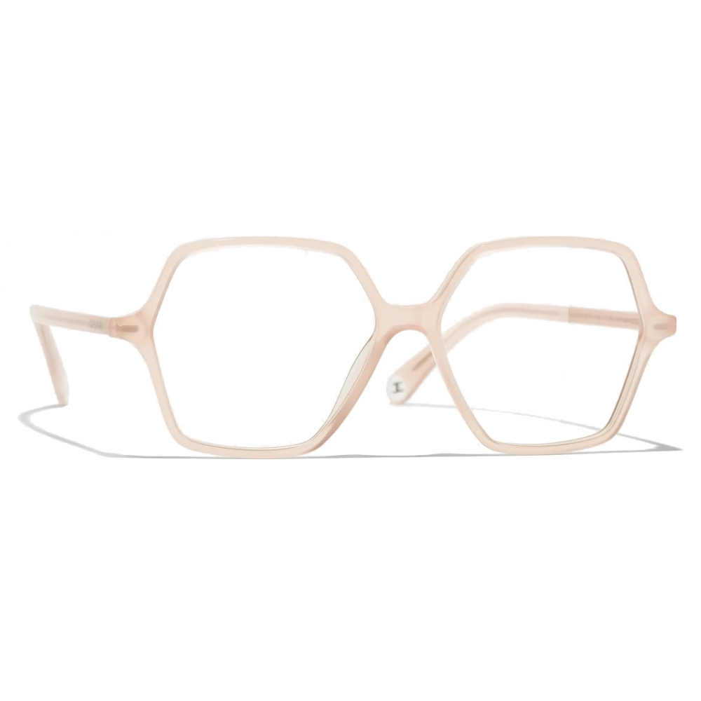 Chanel - Square Eyeglasses - Coral - Chanel Eyewear - Avvenice
