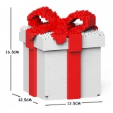 Jekca - Present Box 01S-S01 - Lego - Scultura - Costruzione - 4D - Animali di Mattoncini - Toys