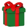 Jekca - Present Box 01S-S04 - Lego - Sculpture - Construction - 4D - Brick Animals - Toys