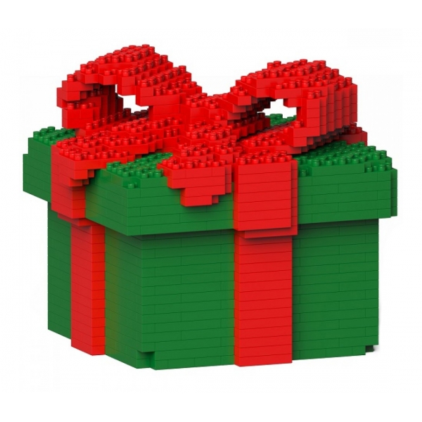 Jekca - Present Box 02S-S04 - Lego - Scultura - Costruzione - 4D - Animali di Mattoncini - Toys