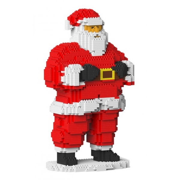 Jekca - Santa Claus 01S - Lego - Sculpture - Construction - 4D - Brick Animals - Toys