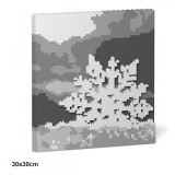 Jekca - Xmas Brick Painting 04S (30x30cm) - Lego - Scultura - Costruzione - 4D - Animali di Mattoncini - Toys
