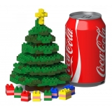 Jekca - Xmas Tree 02S - Lego - Sculpture - Construction - 4D - Brick Animals - Toys