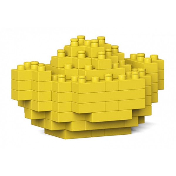 Jekca - Gold Ingot 01S - Lego - Sculpture - Construction - 4D - Brick Animals - Toys