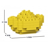 Jekca - Gold Ingot 01S - Lego - Sculpture - Construction - 4D - Brick Animals - Toys