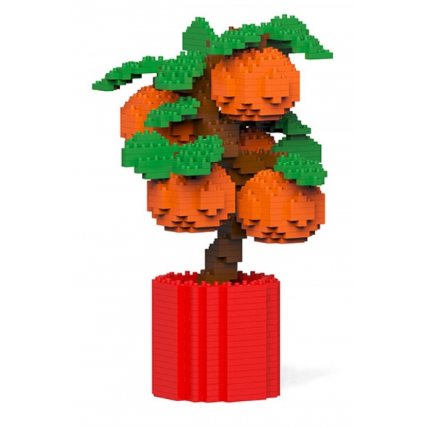 Jekca - Tangerine 01S - Lego - Sculpture - Construction - 4D - Brick Animals - Toys