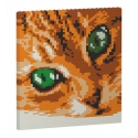 Jekca - Cat Eyes Brick Painting 01S-M01 - Lego - Sculpture - Construction - 4D - Brick Animals - Toys