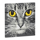 Jekca - Cat Eyes Brick Painting 04S-M02 - Lego - Sculpture - Construction - 4D - Brick Animals - Toys