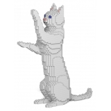 Jekca - Cat 15S-M01 - Lego - Sculpture - Construction - 4D - Brick Animals - Toys