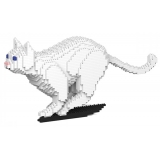 Jekca - Cat 19S-M01 - Lego - Scultura - Costruzione - 4D - Animali di Mattoncini - Toys