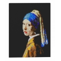 Jekca - Girl with a Pearl Earring Brick Painting 01S - Lego - Scultura - Costruzione - 4D - Animali di Mattoncini - Toys