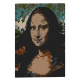 Jekca - Mona Lisa Brick Painting 02S - Lego - Sculpture - Construction - 4D - Brick Animals - Toys