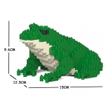 Jekca - Frog 01S-M01 - Lego - Scultura - Costruzione - 4D - Animali di Mattoncini - Toys