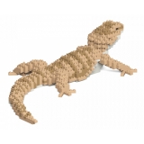 Jekca - Bearded Dragon 01S - Lego - Sculpture - Construction - 4D - Brick Animals - Toys