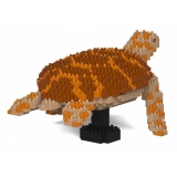 Jekca - Sea Turtle 01S-M01 - Lego - Sculpture - Construction - 4D - Brick Animals - Toys