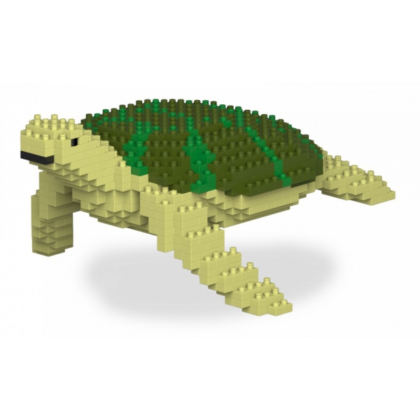 Jekca - Sea Turtle 01S-M02 - Lego - Sculpture - Construction - 4D - Brick Animals - Toys