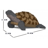 Jekca - Greek Tortoise 01S - Lego - Scultura - Costruzione - 4D - Animali di Mattoncini - Toys