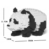 Jekca - Panda 02S - Lego - Sculpture - Construction - 4D - Brick Animals - Toys