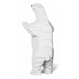 Jekca - Polar Bear 02S - Lego - Scultura - Costruzione - 4D - Animali di Mattoncini - Toys