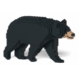 Jekca - Black Bear 01S - Lego - Sculpture - Construction - 4D - Brick Animals - Toys