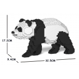Jekca - Panda 03S - Lego - Sculpture - Construction - 4D - Brick Animals - Toys