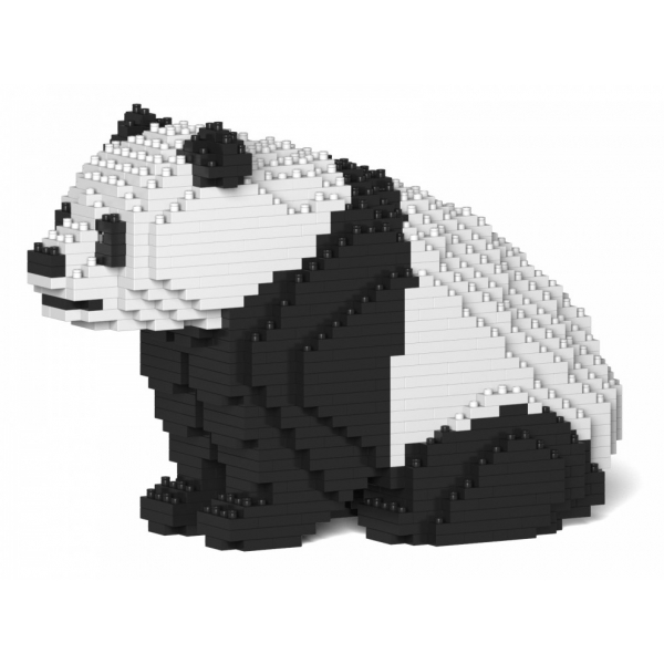 Jekca - Panda 04S - Lego - Scultura - Costruzione - 4D - Animali di Mattoncini - Toys