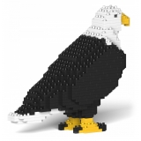 Jekca - Bald Eagle 01S - Lego - Scultura - Costruzione - 4D - Animali di Mattoncini - Toys