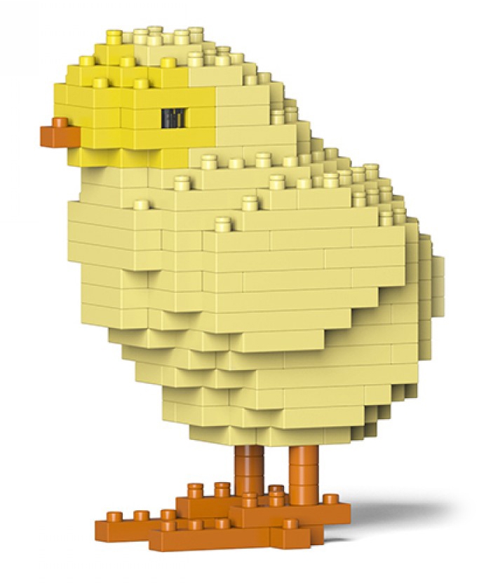 Jekca Chick 01S Lego Sculpture Construction 4D Brick Animals Toys Avvenice