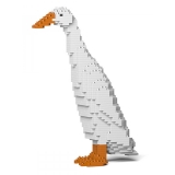 Jekca - Duck 01S - Lego - Scultura - Costruzione - 4D - Animali di Mattoncini - Toys