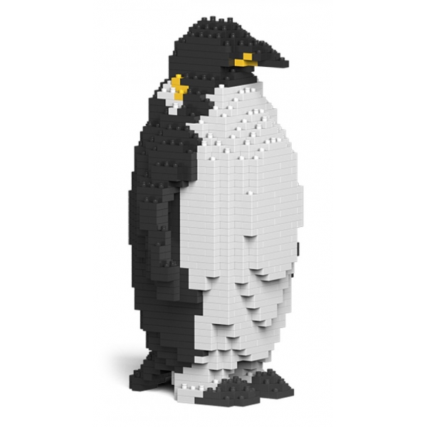 Jekca - Emperor Penguin 01S - Lego - Scultura - Costruzione - 4D - Animali di Mattoncini - Toys