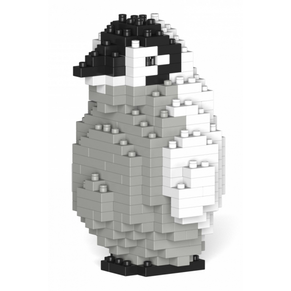 Jekca - Emperor Penguin 02S - Lego - Sculpture - Construction - 4D - Brick Animals - Toys