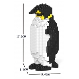 Jekca - Emperor Penguin 03S - Lego - Scultura - Costruzione - 4D - Animali di Mattoncini - Toys