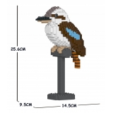 Jekca - Kookaburra 01S-M01 - Lego - Sculpture - Construction - 4D - Brick Animals - Toys