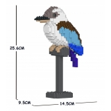 Jekca - Kookaburra 01S-M02 - Lego - Sculpture - Construction - 4D - Brick Animals - Toys