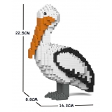 Jekca - Pelican 01S - Lego - Scultura - Costruzione - 4D - Animali di Mattoncini - Toys