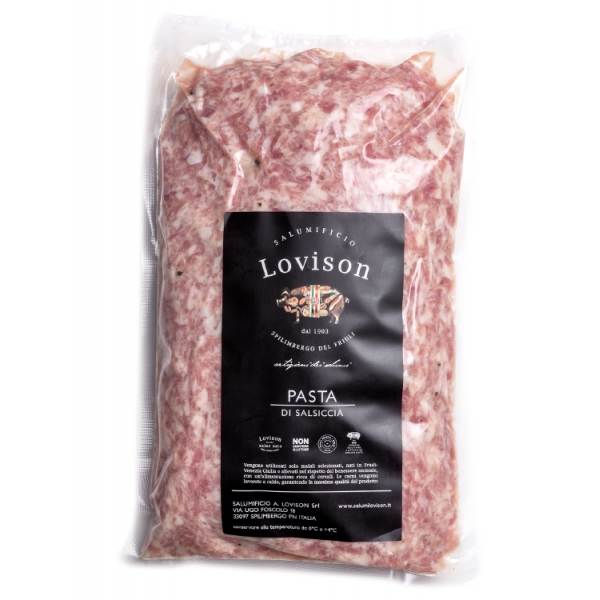 Salumificio Lovison - Pasta di Salsiccia Lovison - Salumi Artigianali - Orgoglio del Salumificio Lovison - 500 g