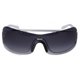 Off-White - Big Wharf Sunglasses - Silver Dark Gray - Luxury - Off-White Eyewear