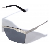 Off-White - Rimini Sunglasses - Silver Dark Grey - Luxury - Off-White Eyewear