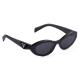 Prada - Prada Symbole - Cat Eye Sunglasses - Black Slate Gray - Prada Collection - Sunglasses - Prada Eyewear