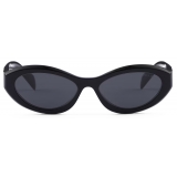 Prada - Prada Symbole - Cat Eye Sunglasses - Black Slate Gray - Prada Collection - Sunglasses - Prada Eyewear