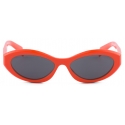 Prada - Prada Symbole - Cat Eye Sunglasses - Orange Slate Gray - Prada Collection - Sunglasses - Prada Eyewear