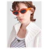 Prada - Prada Symbole Collection - Occhiali da Sole Cat Eye - Arancione Ardesia - Prada Collection - Occhiali da Sole