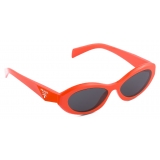 Prada - Prada Symbole - Cat Eye Sunglasses - Orange Slate Gray - Prada Collection - Sunglasses - Prada Eyewear