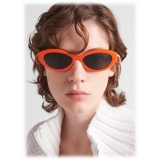 Prada - Prada Symbole - Cat Eye Sunglasses - Orange Slate Gray - Prada Collection - Sunglasses - Prada Eyewear